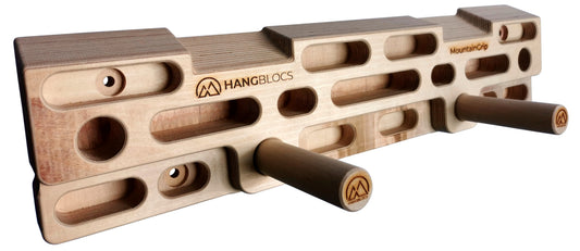 HANGBLOCS MountainGrip - Hangboard mit Klimmzugstangen